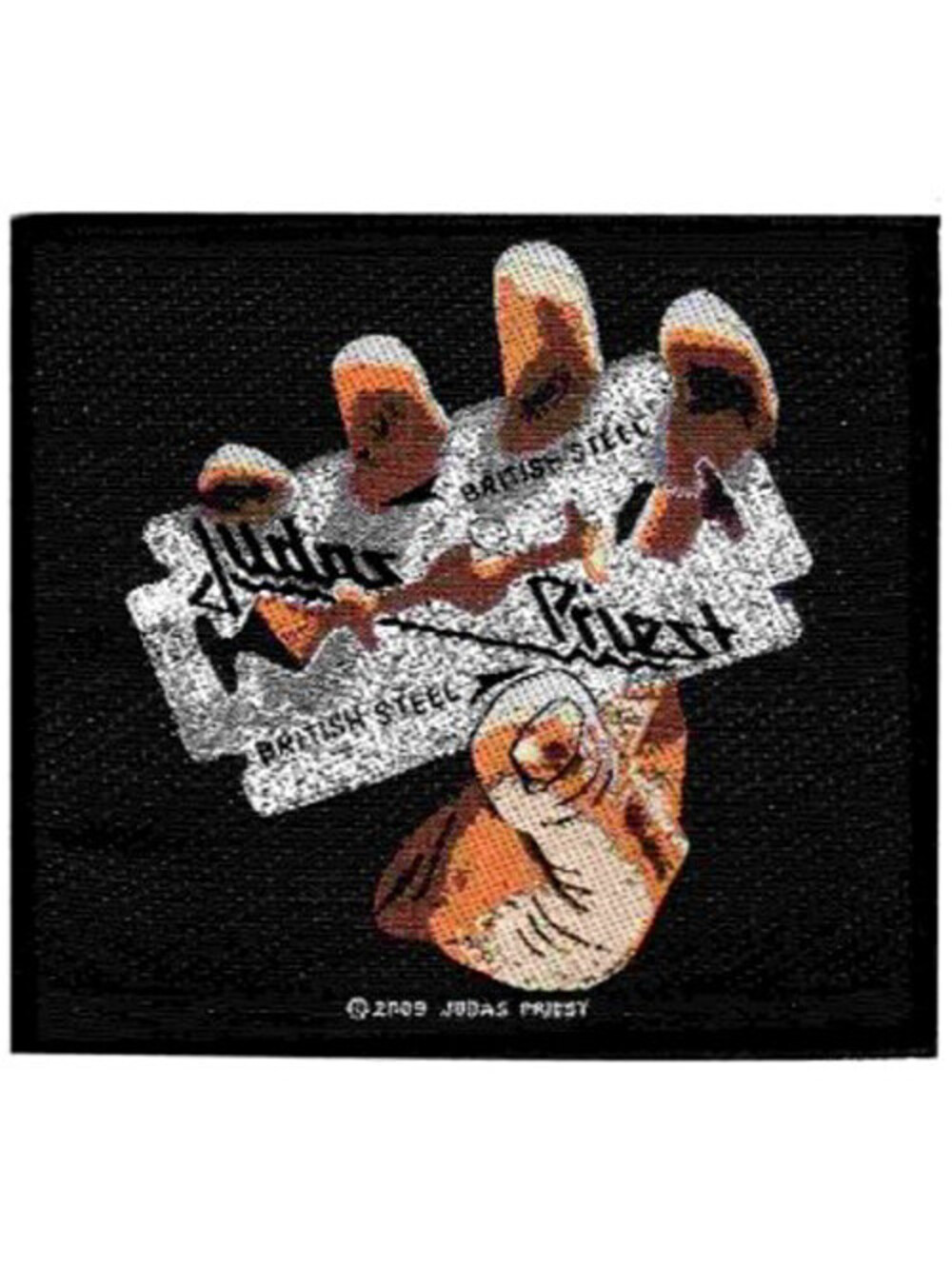 JUDAS PRIEST BRITISH STEEL PATCH WOVEN band patch hard rock heavy metal music